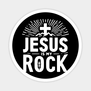 Jesus is My Rock Magnet